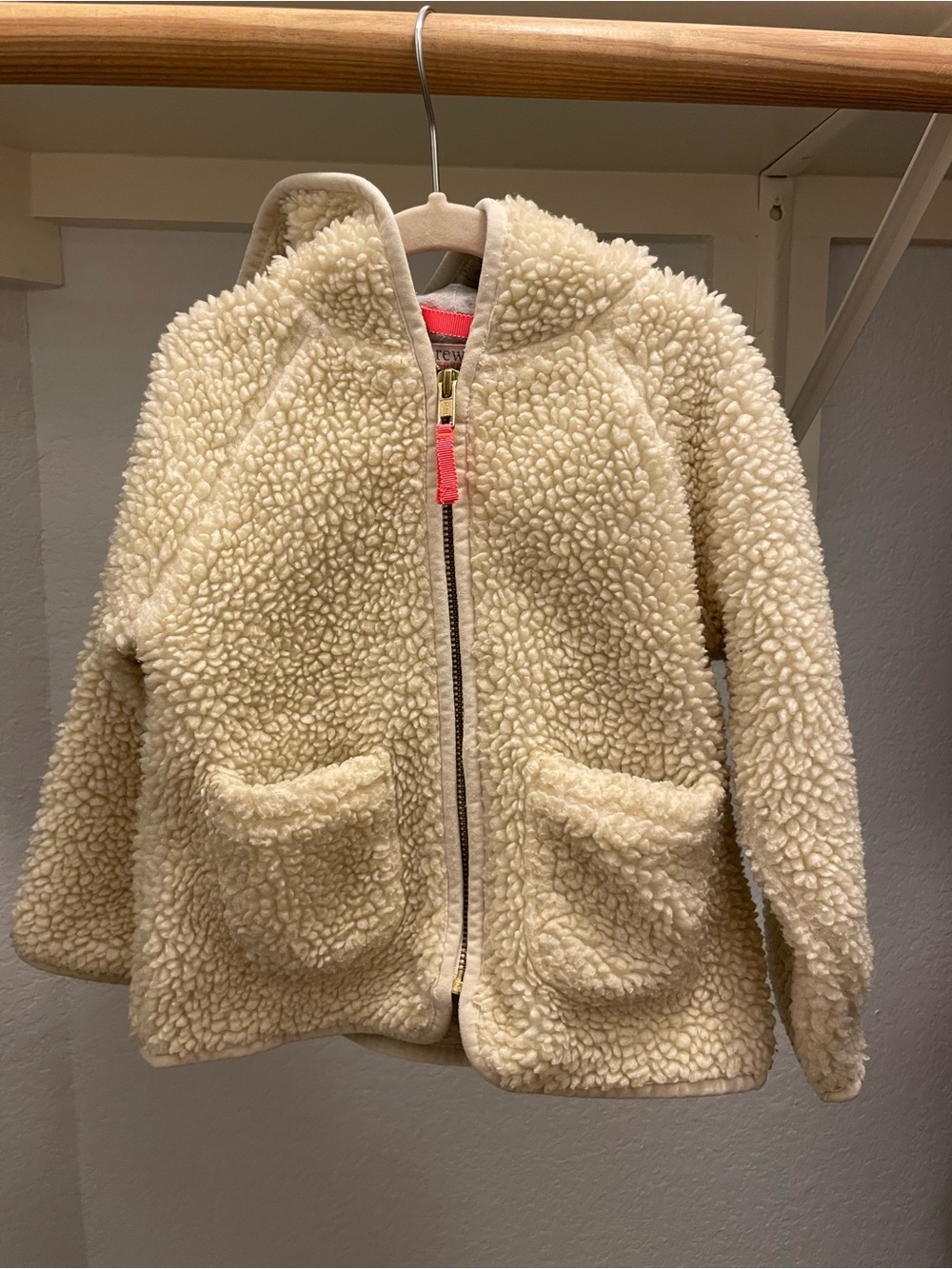 Kids Sherpa Full Zip Hoodie Jacket